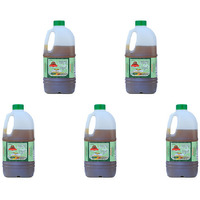 Pack of 5 - Chettinad Nattu Mara Chekku Oil Wood Cold Pressed Gingelly Oil - 1 L (33.8 Fl Oz)