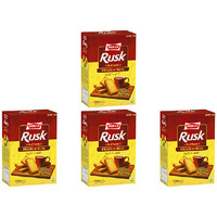 Pack of 4 - Parle Rusk Real Elaichi Premium Rusk - 600 Gm (1.3 Lb)