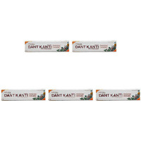 Pack of 5 - Patanjali Dant Kanti Natural Toothpaste  - 100 Gm (3.5 Oz)