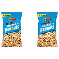 Pack of 2 - Jabsons Roasted Unsalted Peanuts - 320 Gm (11.29 Oz)