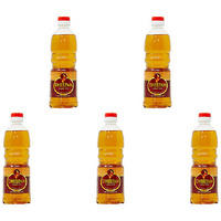 Pack of 5 - Dheepam Lamp Oil Blend Of 5 Oil - 500 Ml (456.5 Gm