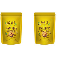 Pack of 2 - Roast Foods Sorghum Jowar Puffs Cheese And Herbs - 70 Gm (2.5 Oz)