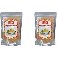 Pack of 2 - Jiya's Unfried Pani Puri With Masala Packet - 200 Gm (7 Oz)