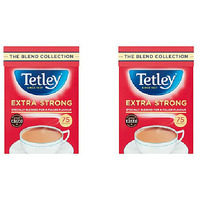 Pack of 2 - Tetley Extra Strong Tea 75 Bags - 237 Gm (8.36 Oz)