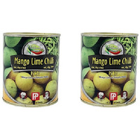 Pack of 2 - Pachranga Mango Lime Chilli Mixed Pickle - 800 Gm (28 Oz)