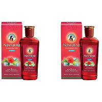 Pack of 2 - Himani Navratna Ayurvedic Oil - 300 Ml (13.49 Fl Oz)