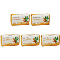 Pack of 5 - Patanjali Haldi Chandan Kanti Body Cleanser Soap Bar - 140 Gm (4.93 Oz)