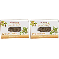 Pack of 2 - Patanjali Multani Mitti Soap Bar - 75 Gm (2.6 Oz)