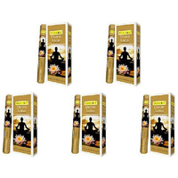 Pack of 5 - Heritage Agarbatti Divine Lotus Incense Sticks  - 120 Sticks