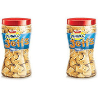 Pack of 2 - Parle Monaco Jeffs Zeera Cumin Crackers - 200 Gm (7.05 Oz)