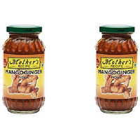 Pack of 2 - Mother's Recipe Mango Ginger Pickle - 300 Gm (10.6 Oz) [Buy 1 Get 1 Free]