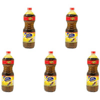 Pack of 5 - Emami Best Choice Kachchi Ghani Mustard Oil - 1 L (33.8 Fl Oz)