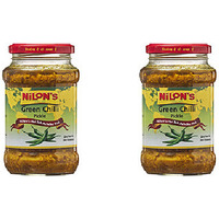 Pack of 2 - Nilon's Green Chilli Pickle - 500 Gm (17.64 Oz)