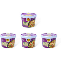 Pack of 4 - Sosyo Ready To Eat Vegan Schezwan Rice - 60 Gm (2.11 Oz)