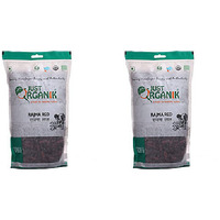Pack of 2 - Just Organik Organic Red Rajma - 2 Lb (908 Gm)