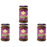 Pack of 4 - Patak's Hot Lime Pickle - 10 Oz (283 Gm)