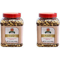 Pack of 2 - Laxmi Roasted Chana With Husk - 14 Oz (400 Gm)