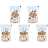 Pack of 5 - Jiva Organics Organic Garbanzo Chick Peas Kabuli Chana - 2 Lb (908 Gm)