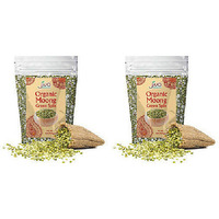 Pack of 2 - Jiva Organics Organic Moong Split Green Dal - 2 Lb (908 Gm)