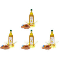 Pack of 4 - Jiva Organics Organic Peanut Oil - 1 L (33.8 Fl Oz)