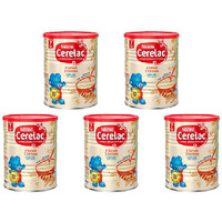 Pack of 5 - Nestle Cerelac 5 Cereals With Milk - 400 Gm (14 Oz)