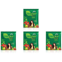 Pack of 4 - Godrej Nupur Henna 9 Herbs - 400 Gm (14 Oz) [50% Off]