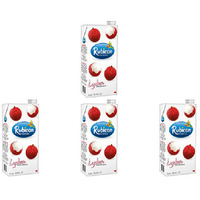 Pack of 4 - Rubicon Lychee - 1 L (33.8 Fl Oz)