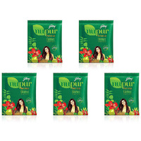 Pack of 5 - Godrej Nupur Henna 9 Herbs - 400 Gm (14 Oz)