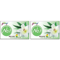 Pack of 2 - Godrej Aloe Vera White Lily Soap - 95 Gm (93.32 Oz) [50% Off]