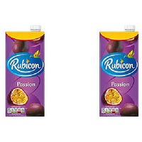 Pack of 2 - Rubicon Passion Fruit Juice - 1 L (33.8 Fl Oz)