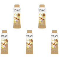 Pack of 5 - Pond's Sandal Radiance Talcum Powder - 100 Gm (3.5 Oz)