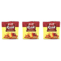 Pack of 3 - Parle Rusk Real Elaichi - 200 Gm (7.05 Oz)