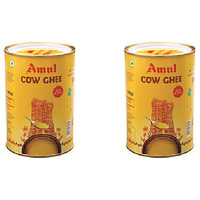 Pack of 2 - Amul Cow Ghee High Aroma Export Pack - 2 Lb (907 Gm)