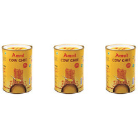 Pack of 3 - Amul Cow Ghee High Aroma Export Pack - 2 Lb (907 Gm)
