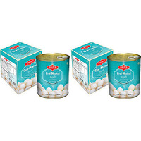 Pack of 2 - Bikaji Mini Rasgulla Gol Matol - 1 Kg (2.2 Lb)