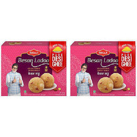 Pack of 2 - Bikaji Besan Ladoo Desi Ghee - 400 Gm (14.1 Oz)