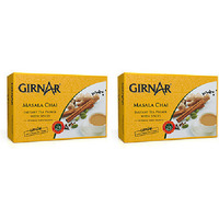 Pack of 2 - Girnar Instant Masala Chai Milk Tea Sweetened - 220 Gm (7.7oz)