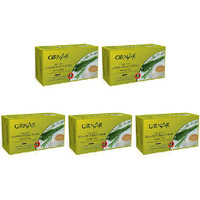 Pack of 5 - Girnar Instant Lemon Grass Chai Milk Tea  Sweetened - 220 Gm (7.7 Oz)