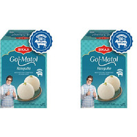 Pack of 2 - Bikaji Rasgulla Gol Matol - 1 Kg (2.2 Lb)