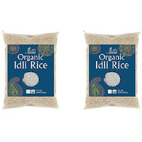 Pack of 2 - Jiva Organics Organic Idli Rice - 4 Lb (1.80 Kg)