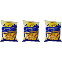 Pack of 3 - Haldiram's Dakshin Express Salted Banana Chips - 180 Gm (6.34 Oz)