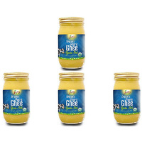 Pack of 4 - Jiva Organics Organic Pure Ghee Grass Fed - 16 Fl Oz (473 Ml)
