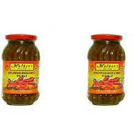 Pack of 2 - Mother's Recipe Stuffed Red Chilli Pickle - 500 Gm (1.1 Lb)