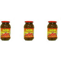 Pack of 3 - Mother's Recipe Stuffed Red Chilli Pickle - 500 Gm (1.1 Lb)
