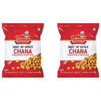 Pack of 2 - Jabsons Hot 'N' Spicy Roasted Chickpeas - 140 Gm (4.9 Oz)