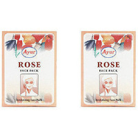 Pack of 2 - Ayur Herbals Rose Face Pack - 100 Gm (3.5 Oz)