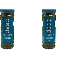 Pack of 2 - Deep Mint Chutney - 220 Gm (7.7 Oz)