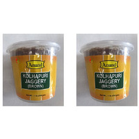 Pack of 2 - Anand Kolhapuri Jaggery Brown - 2 Lb (908 Gm)