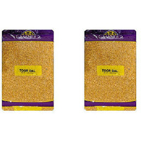 Pack of 2 - Mani's Toor Dal Plain - 4 Lb (1.81 Kg)