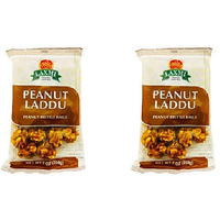 Pack of 2 - Laxmi Peanut Laddu - 200 Gm (7 Oz)